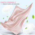 thumbnail image 2 of Fundas de almohada de seda LYSHIN Mulberry Queen Size Coral Rosa, 2 of 7