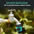 thumbnail image 2 of Garden Water Hose Shut Off Valve, 3/4" Faucet Connectors for Landscaping, Flow Control (6 Pack), 2 of 6