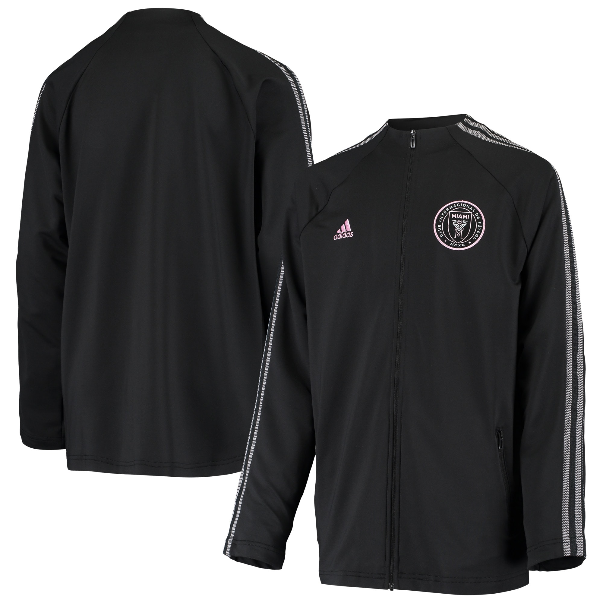 Inter Miami CF Youth Anthem Full-Zip Jacket - Black - Walmart.com