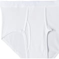 thumbnail image 3 of Hanes Mens No Ride up Briefs with Comfort Flex Waistband 6 pack (White, XX-Large), 3 of 4