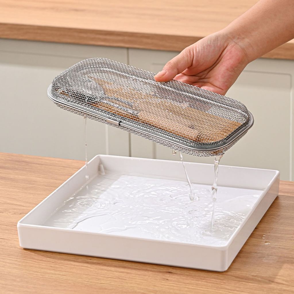 Multifuntional Dishwasher Basket Stainless Steel Texture for Home and Commercial