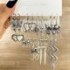 thumbnail image 1 of 18 Piezas De Pendientes Huecos De Mariposa De Serpiente De Araña Accesorios De Joyería Para Mujer aretes largos, 1 of 3