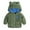Green Coats for kids, variant on Newborn Baby Girls Boys Winter Warm Outwear Hooded Ears Coat Fleece Tops Jacket