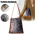 thumbnail image 3 of Bolso de compras de hombro con estampado de seda para mujer a la moda, bolso de mano con cadena de perlas Likrtyny Para estrenar, 3 of 9