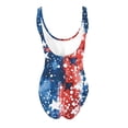 thumbnail image 4 of PNTUTB Summer Independence Day Women's Fashion Print Backless Slimming One Piece Swimsuit with Built-in Padded Cups, 4 of 6