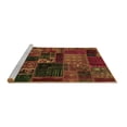 thumbnail image 2 of Ahgly Company Machine Washable Indoor Rectangle Oriental Brown Modern Area Rugs, 5' x 7', 2 of 4