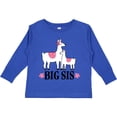 thumbnail image 3 of Inktastic Big Sis Girls Llama Sister Girls Long Sleeve Toddler T-Shirt, 3 of 5