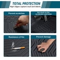 thumbnail image 5 of ST SoleMe.Tc Compatible with 19-23 Toyota RAV4 Floor Mats(No Fit 19-23 Rav4 Hybrid & 21-23 Rav4 Prime), Car Floor Liners TPE Rubber All Weather Auto Floor Mats Durable Anti-Slip, Black, 5 of 7