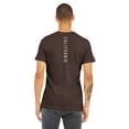 thumbnail image 3 of Daxton Adult Unisex Tshirt Los Angeles Script with California Vertical on the Back, Brown White, L, 3 of 3