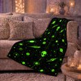 thumbnail image 6 of Extraterrestrial Alien Heads Ufos Ornate, Mystical Celestial Scene, Warm Flannel Blanket for Living Room and Bedroom, Celestial Art Lovers Housewarming Gift, Celestial Home Decor, 6 of 9