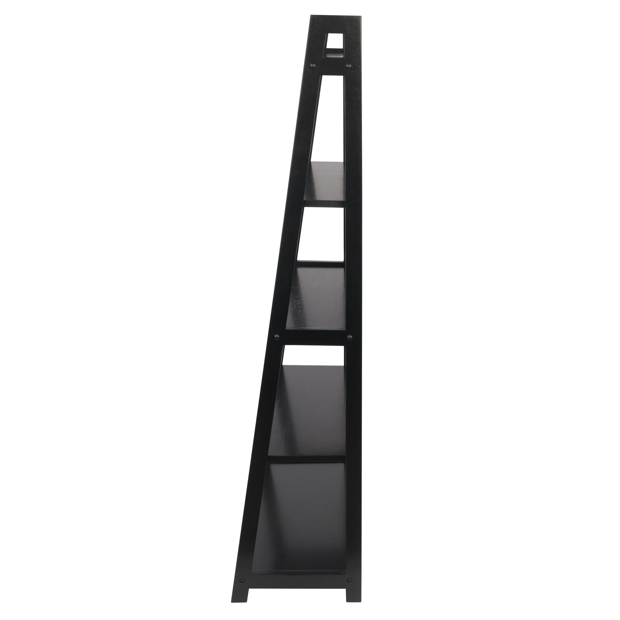 Winsome Adam 5-Tier A-Frame Shelf, Black Finish