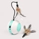 thumbnail image 3 of opal pink Juguete interactivo de plumas para gatos, rodillos automáticos de movimiento aleatorio, bolas eléctricas, 3 of 5