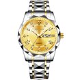thumbnail image 3 of Resicozy Vintage Watch for Men Elegant Fashion Casual Wrist Watch Stainless Steel Quartz Day Date Watches, 3 of 3