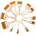 thumbnail image 1 of Pincel para pintar con acuarela, 12 Uds., pincel para pintar de madera, pincel para pintar de nailon, pincel para pintar al óleo, durabilidad extendida, 1 of 12