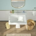 thumbnail image 6 of DeerValley 26" Height Cemamic Rectangular Pedestal Sink with Overflow in White DV-1P521, 6 of 18