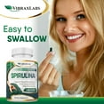 thumbnail image 5 of VibraxLabs Spirulina Capsules – 500 mg Veggie Pills - 180 Capsules, Natural Detox and Protein Source, 5 of 9