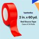 thumbnail image 2 of Cinta adhesiva de polietileno resistente a los rayos UV, color azul y rojo, 2 pulgadas x 55 m, 2 of 7