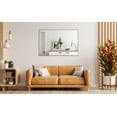 thumbnail image 4 of LiviNest 48x32 Wall Mounted Mirror: Oversized Modern Rectangle Design with Black Aluminum Frame - Vertical or Horizontal Mounting for Living Room Bedroom & Studio Apartment Spaces, 4 of 6