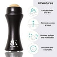 thumbnail image 3 of Oil-absorbing Volcanic Roller, Reusable Portable Oily Skin Control Roller, Instant Results Remove Excess Shine Rolling Stone for Oily Skin Care Oil Blotting Sheets for Face, 3 of 7