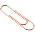 thumbnail image 1 of 100 Paper Clips in Gold Magnetic Clip Dispenser, Gold Paper Clips Holder, 28mm, Gold, 100 Clips Per Box, 1 of 10
