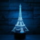 thumbnail image 4 of Luz nocturna LED 3D de la Torre Eiffel de París para dormitorio infantil, 4 of 4