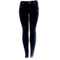 thumbnail image 2 of Womens Juniors slime Stretch Denim Rhinestone Studded Dark Blue JEANS U-Cute, 2 of 3