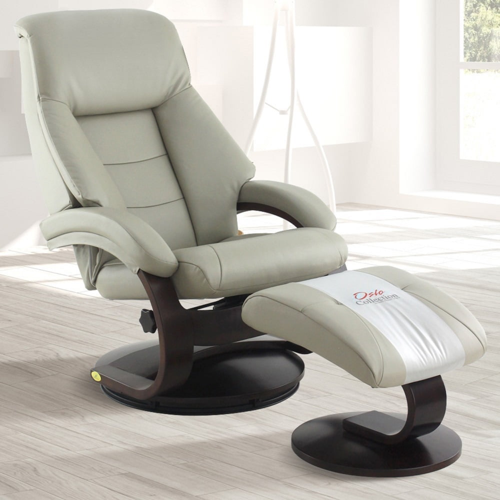 Oslo collection by mac motion recliner and ottoman leather deals