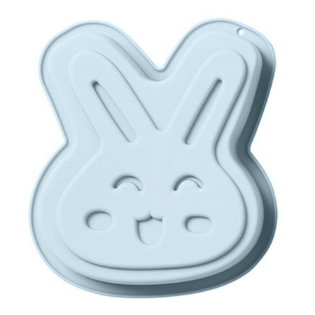 

Zhixun Cake Mold Non-sticky Reusable Easy Demoulding DIY 6 Inch Easter Bunny Bread Sandwich Silicone Mold Kitchen Accessories