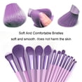 thumbnail image 2 of Set de brochas de maquillaje Koccido, kit de maquillaje de 22 piezas con bolsa (morado), 2 of 7