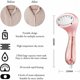 thumbnail image 5 of Plancha de viaje ligera portátil 20s tanque de agua de calentamiento rápido vaporizador multimodo rosa, 800g, 5 of 5
