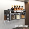 thumbnail image 4 of WRKEKC Clearance Wall-Mounted Stainless Steel Spice Organizer with 6 Jars - Modular Kitchen Seasoning Storage Box for MSG, Pepper & Condiments, 4 of 6