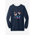 thumbnail image 6 of Woman Within Plus Size Layered-Look Sweatshirt, 6 of 6
