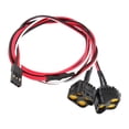 thumbnail image 4 of Fiocias 4 Pieces RC Car Top Light LED Roof Spotlight Upgrade Kit With Three Dynamic Lighting Modes PP Material Compatible With CH3 Remote Control Suitable for Crawler Car Off-Road Vehicle 2 Light, 4 of 8