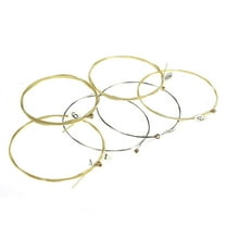 Tainini Clearance Sale! 6 Guitar Strings Replacement Steel String ,for Acoustic Guitar Spare Strings for Beginner Guitarists