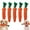 Orange Carrots(5packs), variant on Xekoro Dog Toys 5 PCS Puppy Teething Chew Toys,Dog Rope Toys,Cat Chew Toys,Safe Braided Rabbit Toys Healthy Gift