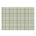 thumbnail image 1 of Abstract Cutting Board, Tartan Motif Scottish Fashion Dated Traditional Folk Design, Decorative Tempered Glass Cutting and Serving Board, Large Size, Mint Green Beige Umber, by Ambesonne, 1 of 1