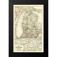thumbnail image 2 of Tackabury 10x14 Black Modern Framed Museum Art Print Titled - Michigan Upper Peninsula - Tackabury 1873, 2 of 5