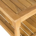 thumbnail image 4 of Safavieh Oakley Outdoor Patio Rectangular Coffee Table - Natural, 4 of 6