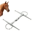 thumbnail image 4 of Horse Mouth Bit, Horse Cheek Snaffle Easy To Install Practical  For Outdoor, 4 of 8