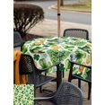 thumbnail image 4 of Outdoor Tablecloth with Umbrella Hole and Zipper, St. Patrick's Day Square Table Cloth 54x54 Inch Waterproof Tablecloth, Spring Shamrocks Green Love Heart Hats Picnic Table Cover for Patio Camping, 4 of 7