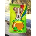 thumbnail image 2 of Carolines Treasures BB2004CHF Jack Russell Terrier St. Patricks Jour Toile Maison Drapeau, 2 of 4