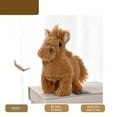 thumbnail image 1 of Decoración de figuritas de caballo - Peluche de peluche con diseño realista para casa, habitación y oficina - 1 pieza, 1 of 8