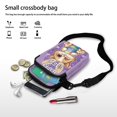 thumbnail image 7 of HELLHERO Polyester Adjustable Crossbody Bag Double Layer Sling Bag for Outdoor Daily Use(Bunny-Eared Cat Easter Egg), 7 of 7