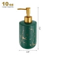 thumbnail image 2 of Uxcell 1 pieza dispensador de jabón de 12.5 oz para manos y platos para cocinas, baños y restaurantes, verde mate, 2 of 6