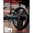 thumbnail image 7 of GARVEE EZ Curl Weight Bar 700 lb Capacity Non-Slip Silver 1-Count 47.2 in, 7 of 7