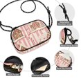 thumbnail image 3 of FORMRS Mini Crossbody Bag for Women Adjustable Shoulder Rope Travel Casual Phone Purse, Pink Candy House, 3 of 7