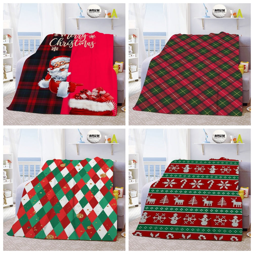Christmas flange Covering blanket Christmas tree,Santa blanket