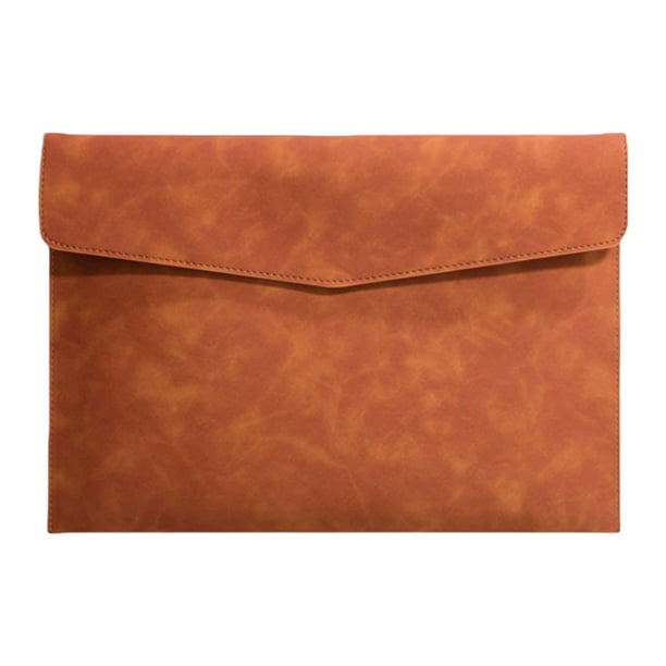 Bolsas de Papel Grandes Bolsa de Archivo de Cuero con Cierre Magnético Bolsa de Archivo de Papel A4 Bolsa de Carpeta Bolsa de Documentos de Negocios