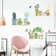 thumbnail image 4 of Un conjunto de pegatinas de pared, plantas en maceta, pájaros, autoadhesiva, pegatina de pared creativa para sala de estar, dormitorio, oficina, cocina JAMW Sencillez, 4 of 5