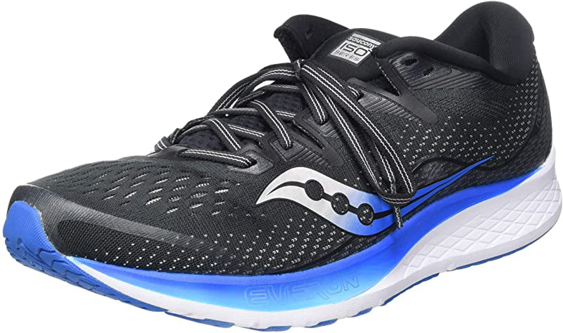 Black/Blue 15 Saucony Mens Ride ISO 2 Running Shoe